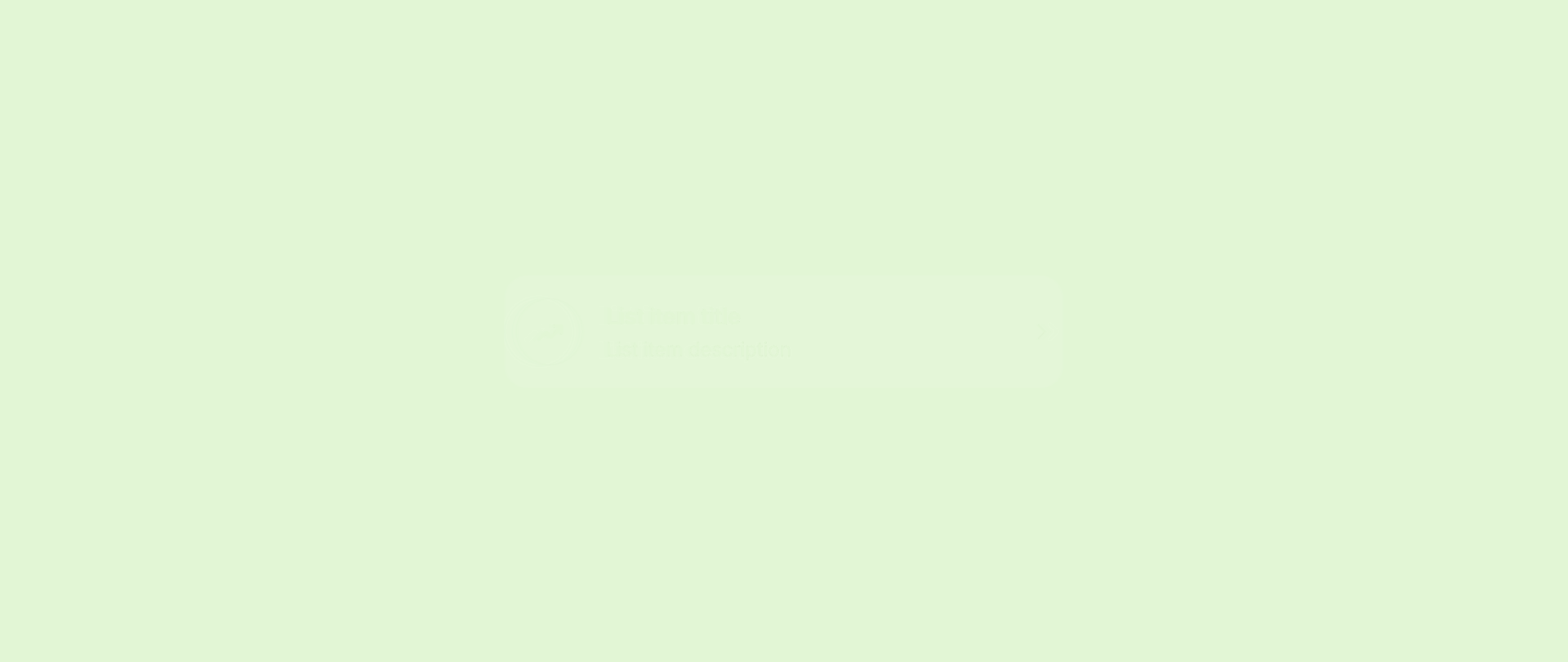 List item after improvements animation