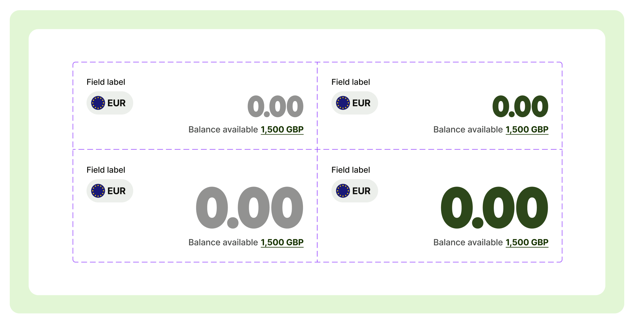 Money input lift and shift implementation