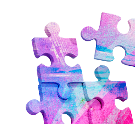 Puzzle pieces representing system design